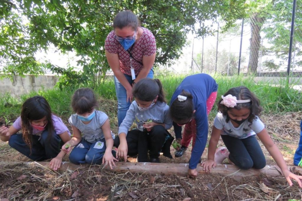 Semasa beneficia escolas de Santo André com implantação de hortas