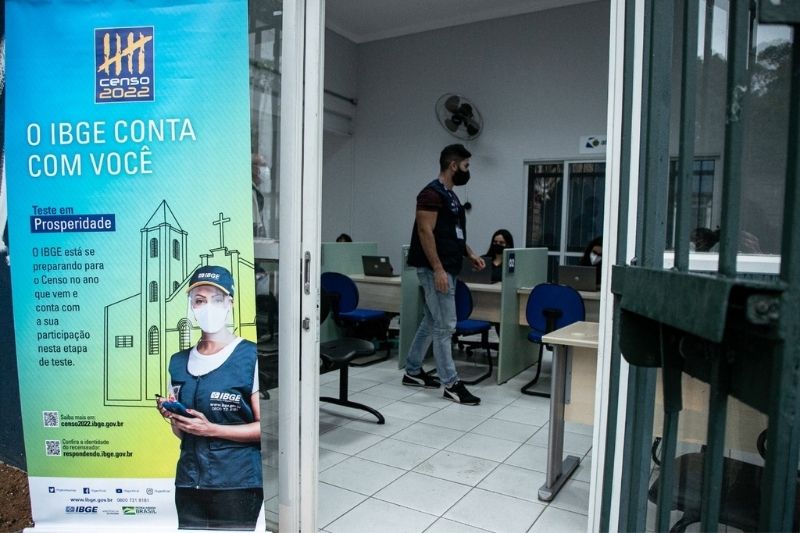 IBGE realiza teste para o Censo 2022 em São Caetano do Sul e monta posto no Bairro Prosperidade