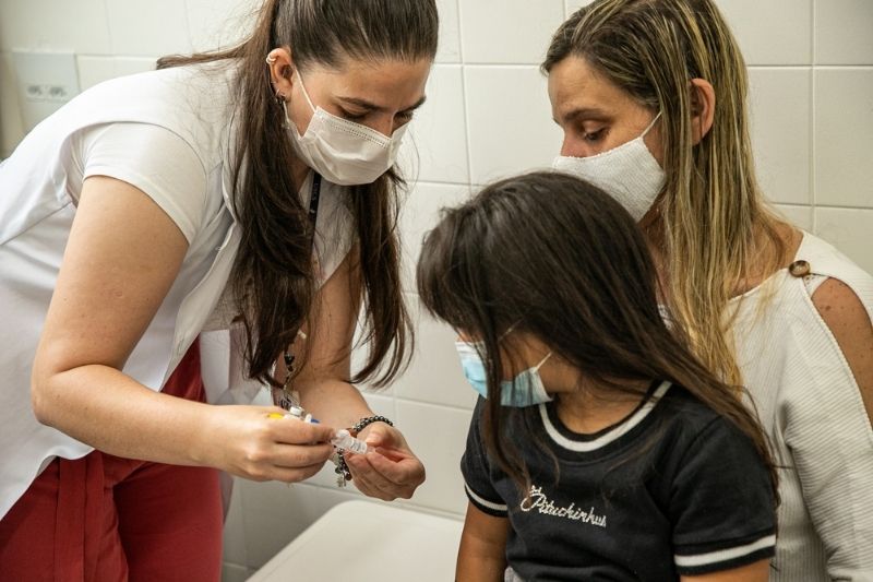 São Caetano já vacinou mais de 1.100 crianças e jovens na campanha de Multivacinação