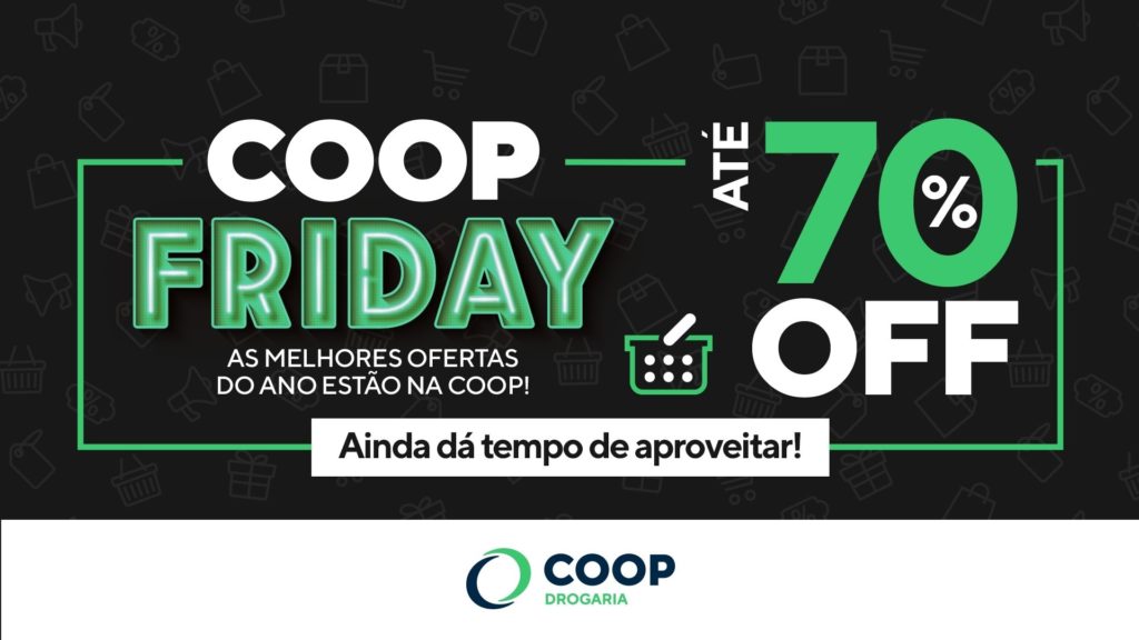 COOP Friday promete grandes descontos nos negócios supermercado e drogaria