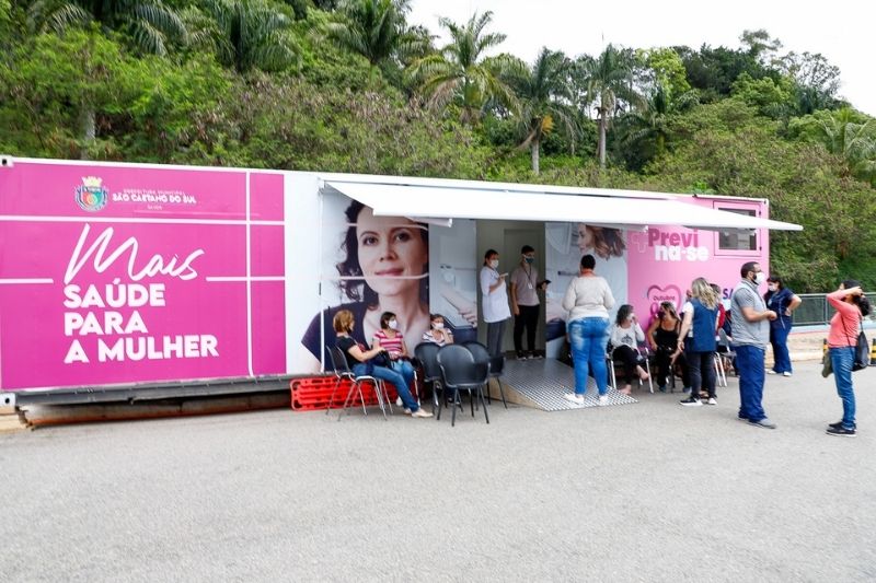 Prefeitura de São Caetano realiza mais de 17 mil atendimentos na Carreta Mais Saúde para a Mulher