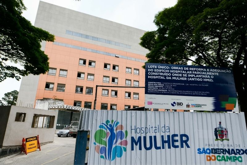 Futuro Hospital da Mulher de São Bernardo segue em ritmo acelerado de obras