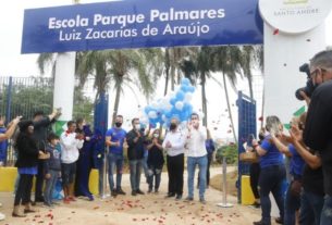 Santo André inaugura Escola Parque Palmares