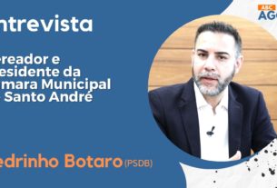 Vídeo - Entrevista com o presidente da Câmara de Santo André Pedrinho Botaro (PSDB)_