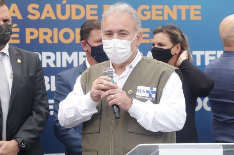Prefeito Orlando Morando e ministro Queiroga entregam 1ª radioterapia pública da região no Hospital Anchieta