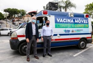 São Bernardo dá início ao Vacina Móvel para imunização itinerante contra a Covid-19