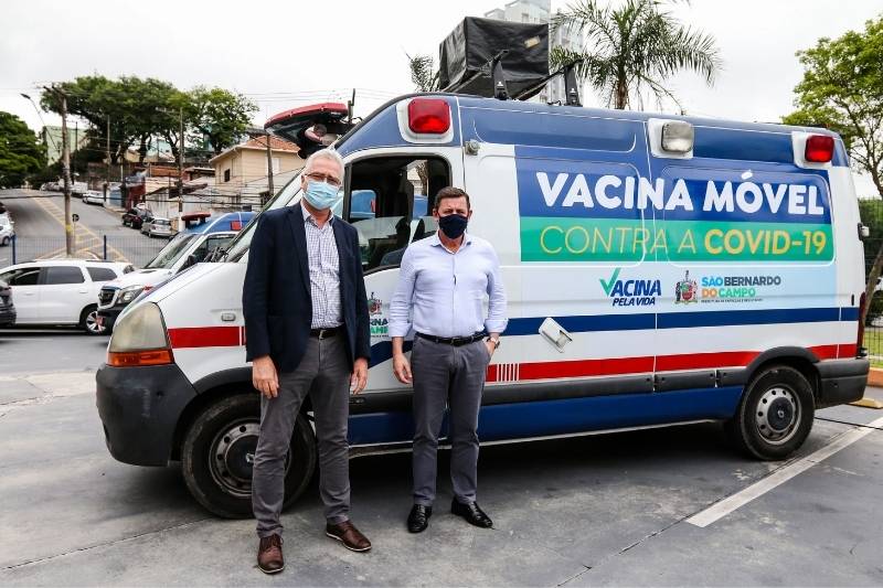 São Bernardo dá início ao Vacina Móvel para imunização itinerante contra a Covid-19