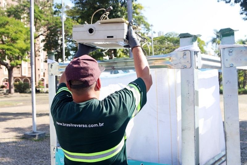 Santo André recebe nova edição de drive-thru para descarte de resíduos eletroeletrônicos, pilhas e lâmpadas