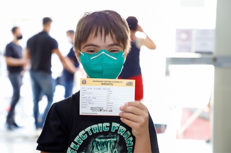 São Caetano inicia imunização de crianças contra a covid-19