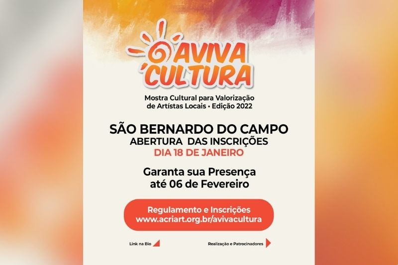 Projeto Aviva Cultura realiza Mostra de Arte em São Bernardo do Campo
