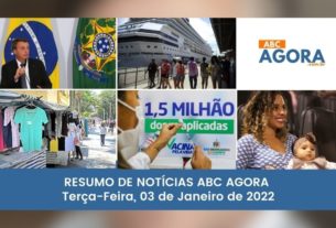 Resumo de notícias - 03/01/2022