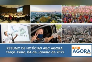 Resumo de notícias - ABCAgora - 04/01/2022