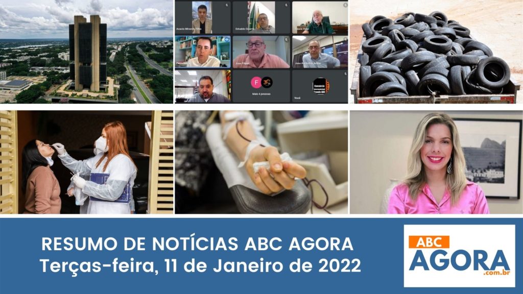 Resumo de notícias - ABCAgora - 11/01/2022