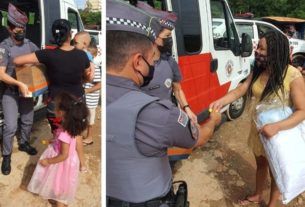 Polícia Militar na região do Grande ABC realiza campanha de doação e distribuição de Alimentos
