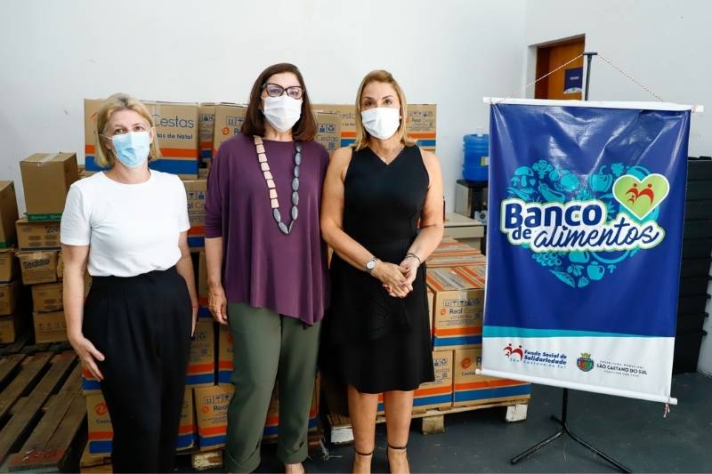 Banco de Alimentos do Fundo Social de São Caetano recebe doação de 230 cestas básicas do ParkShoppingSãoCaetano