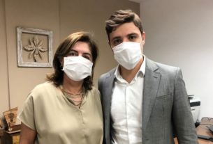 Thiago Auricchio se reúne com Dra. Regina Maura e conhece novos projetos para a FUABC