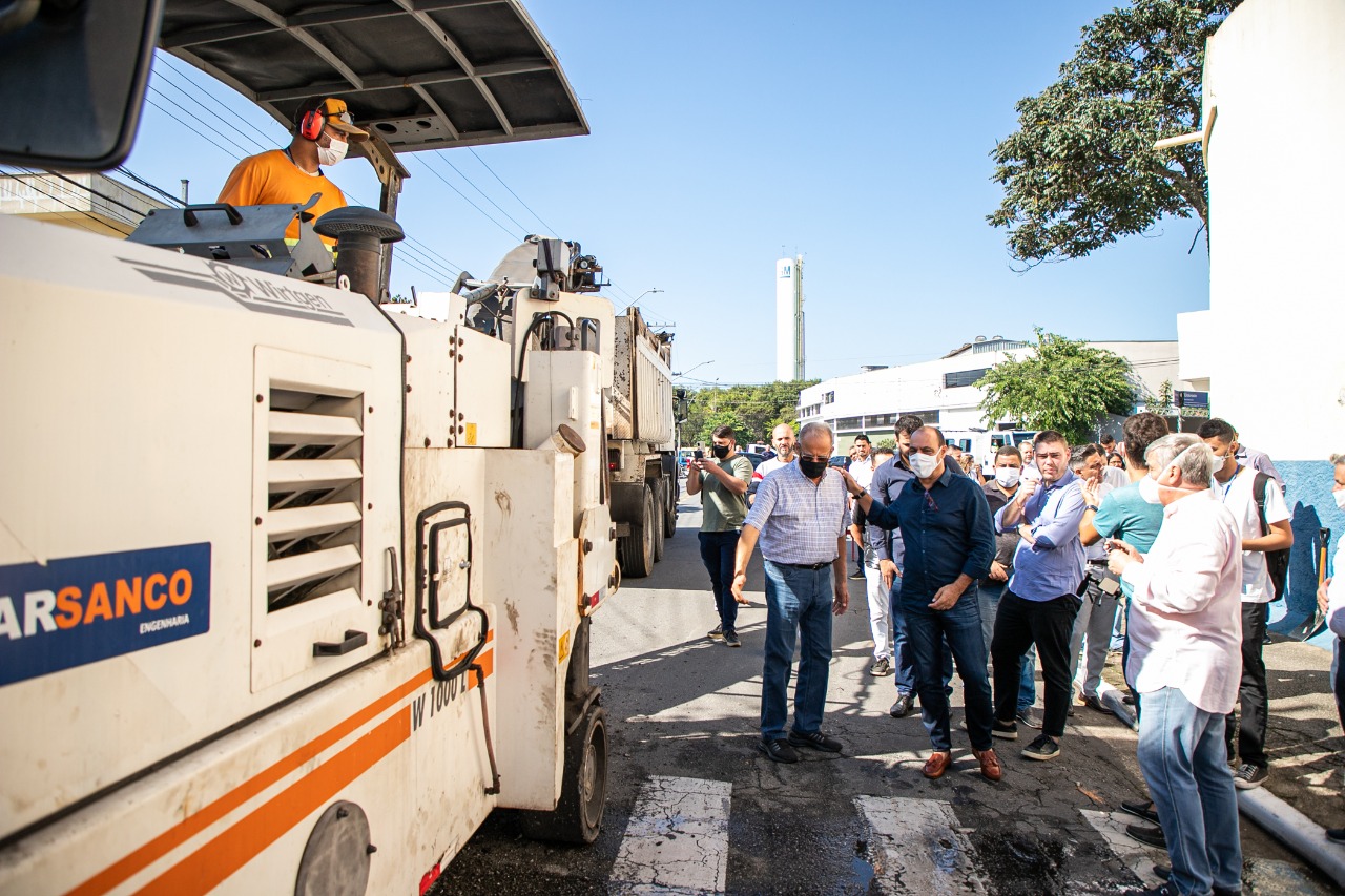 Auricchio lança Asfalto Bairro a Bairro no Prosperidade: programa vai recapear 150 mil m² de vias de São Caetano até 2024