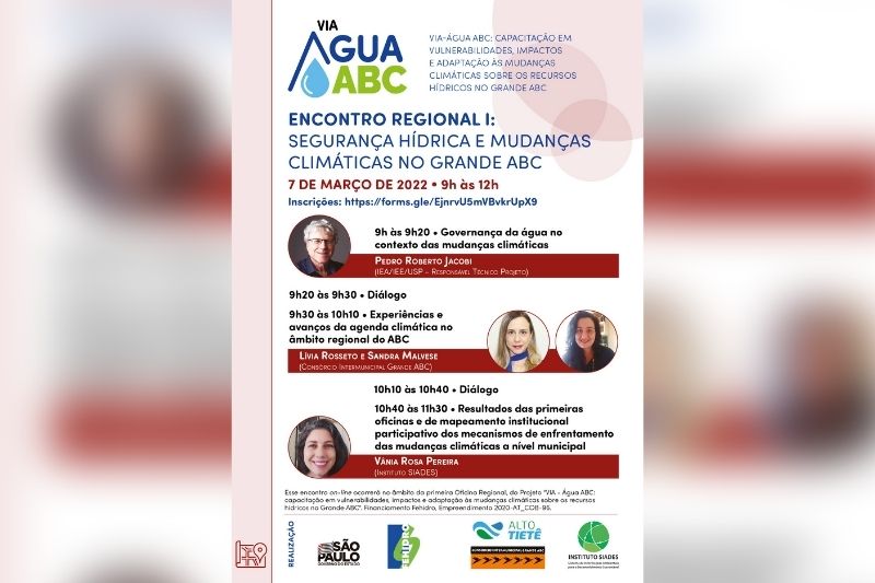 Consórcio ABC participa de encontro regional sobre segurança hídrica e mudanças climáticas