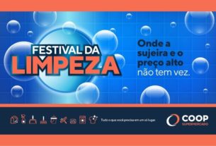 COOP lança Festival da Limpeza e projeta crescimento de 15% nas vendas da categoria