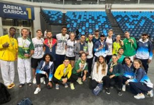 Atletas de São Caetano conquistam nove medalhas para o Brasil no Rio Open de Taekwondo