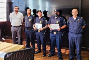 Prefeitura de São Bernardo homenageia GCMs por atuações de destaque no mês de março