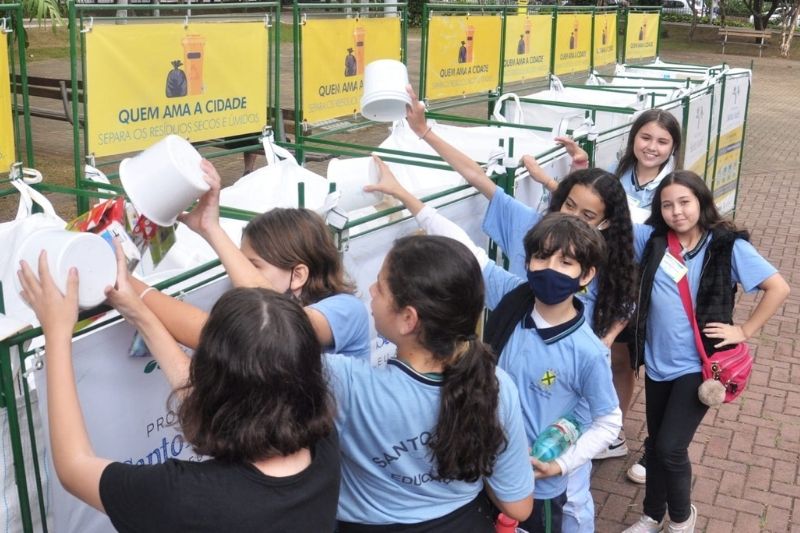 "Braskem recicla" chega a Santo André prevendo coletar sete toneladas de resíduos