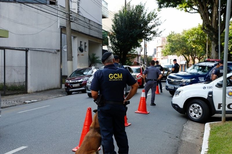 Em abril, Operação Bloqueio realizada em São Caetano aborda 1.142 pessoas e vistoria 987 veículos