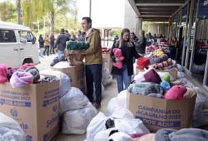 Santo André inicia Campanha do Agasalho com entrega de 50 mil peças doadas