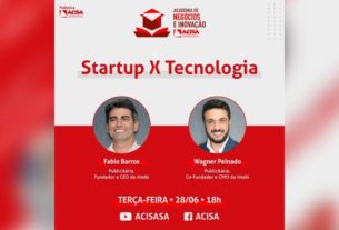 ACISA promove palestra com foco em startup x tecnologia