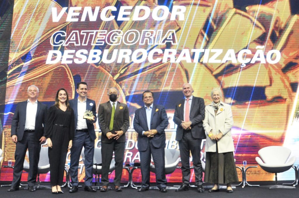 Cidade alcançou 1º lugar na categoria “Desburocratização” por ações voltadas à digitalização de processos