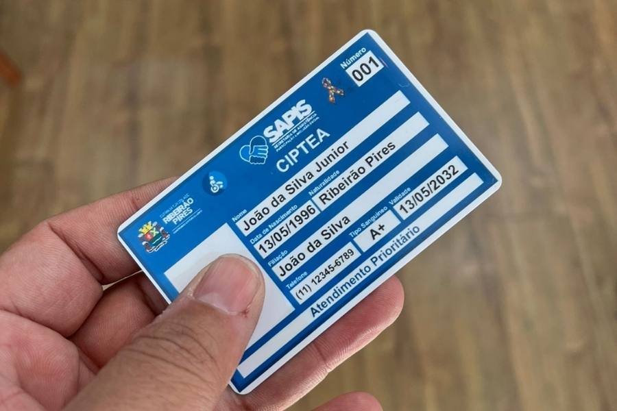 Ribeirão Pires inicia agendamento para a emissão da Carteira de Identificação da Pessoa com Transtorno do Espectro Autista