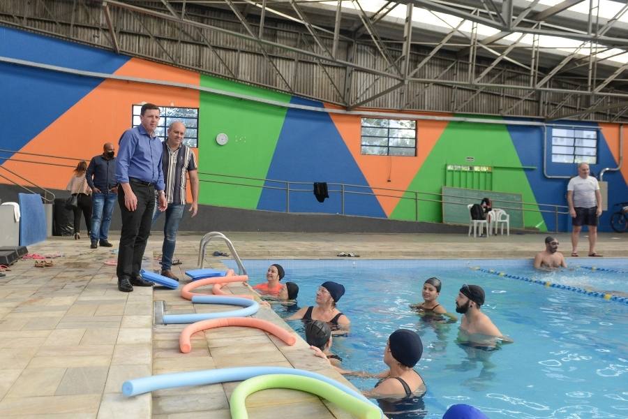 Com reabertura das piscinas, São Bernardo inicia projeto de natação no Baetão