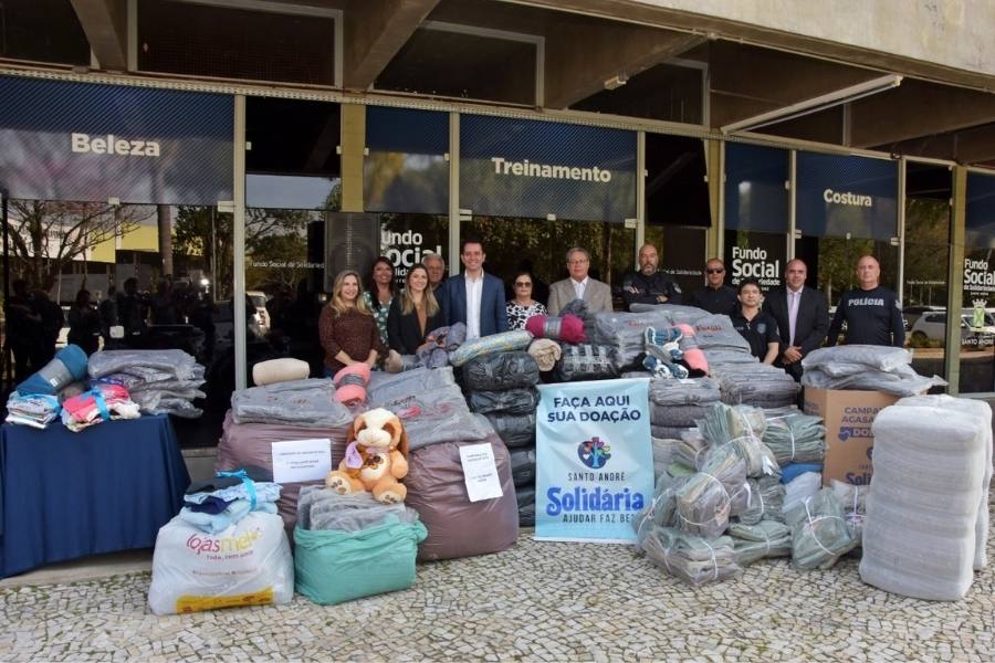 Fundo Social de Solidariedade de Santo André recebe doação da Polícia Civil
