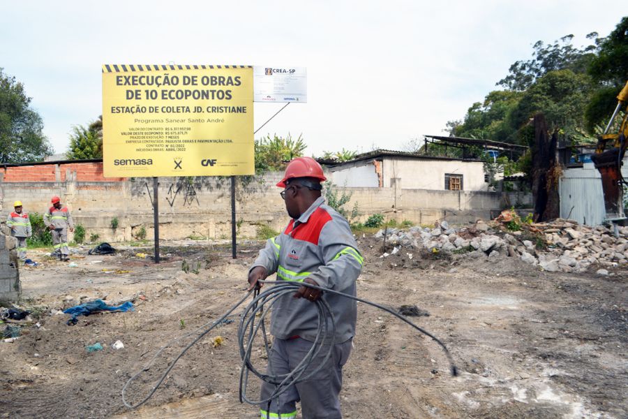 Santo André leva Estação de Coleta para o Jardim Cristiane
