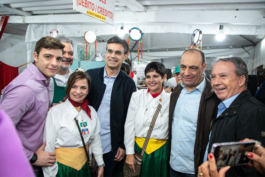 Governador Rodrigo Garcia prestigia a Festa Italiana de São Caetano
