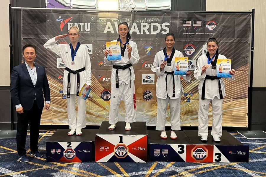 Taekwondo de São Caetano conquista medalhas de ouro e prata na Flórida com Ícaro Miguel e Sandy Macedo