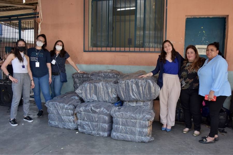 Centro POP de Santo André recebe doação de cobertores