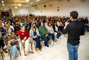 Thiago Auricchio assume compromisso de avançar em projetos de proteção às mulheres