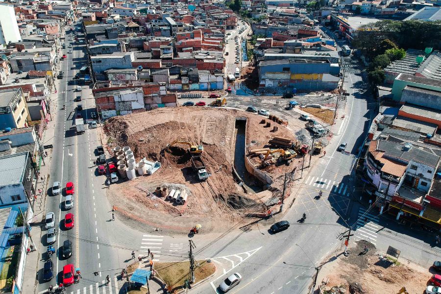 São Bernardo conclui em agosto novo viário que facilitará acesso ao Centro