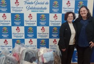 Fundo Social recebe doação de 140 kg de roupas da CBC